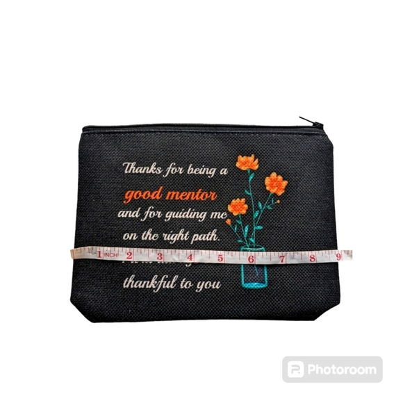 Cosmetic Mentor Makeup Bag. Black. Thank you gift. NWT. - Picture 3 of 8